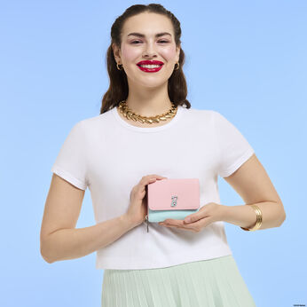 Classic Barbie Terry Cloth Zip Around Wallet, Image 2